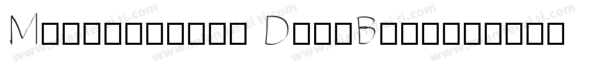 Millingborn DemiBold字体转换